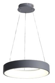 Lampa LED Sufitowa Oli GUN GREY| 50cm|zmienne światło|pilot|32W|Nowoczesna