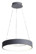 Lampa LED Sufitowa Oli GUN GREY| 50cm|zmienne światło|pilot|32W|Nowoczesna