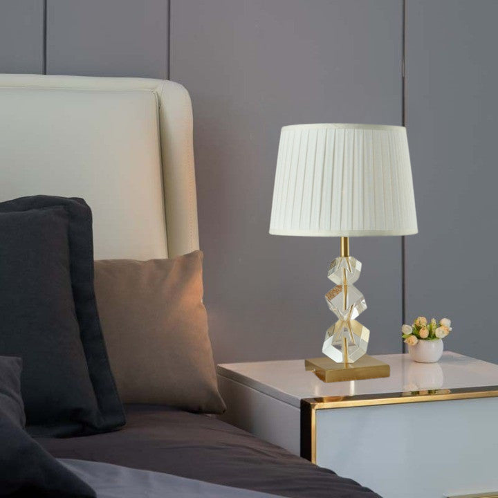 Lampa Stołowa kryształ Julia nowoczesna