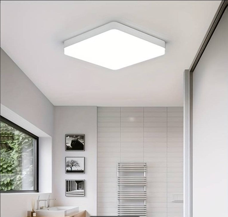 Plafon Sufitowy łazienkowy LED kwadratowy Wodoodporny IP 44, 48W, 30x30 cm