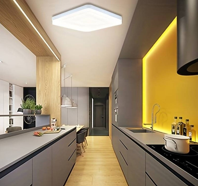 Plafon Sufitowy łazienkowy LED kwadratowy Wodoodporny IP 44, 48W, 30x30 cm