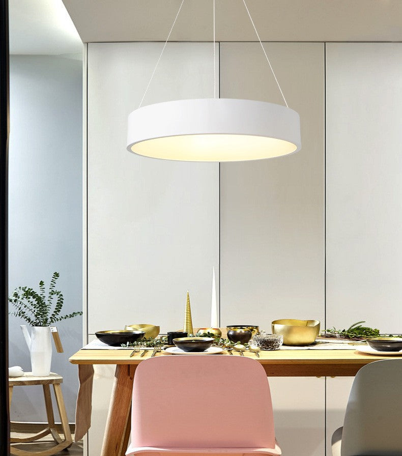 Lampa LED Sufitowa Oli Biała| 50cm|zmienne światło|pilot|32W|Nowoczesna