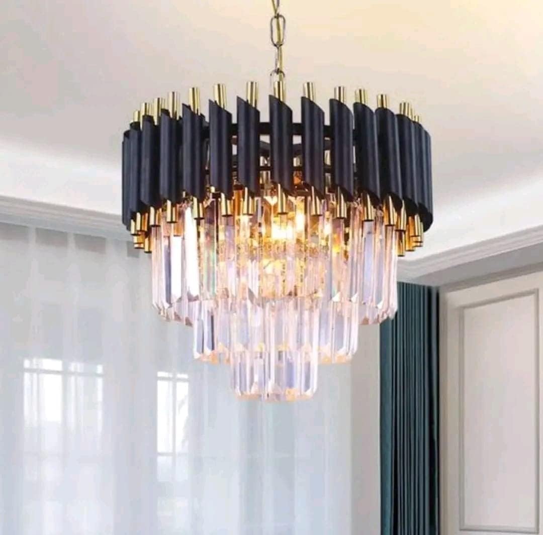 Żyrandol „Diamond Light 5"– Kryształowy Blask Elegancji, salon, sypialnia