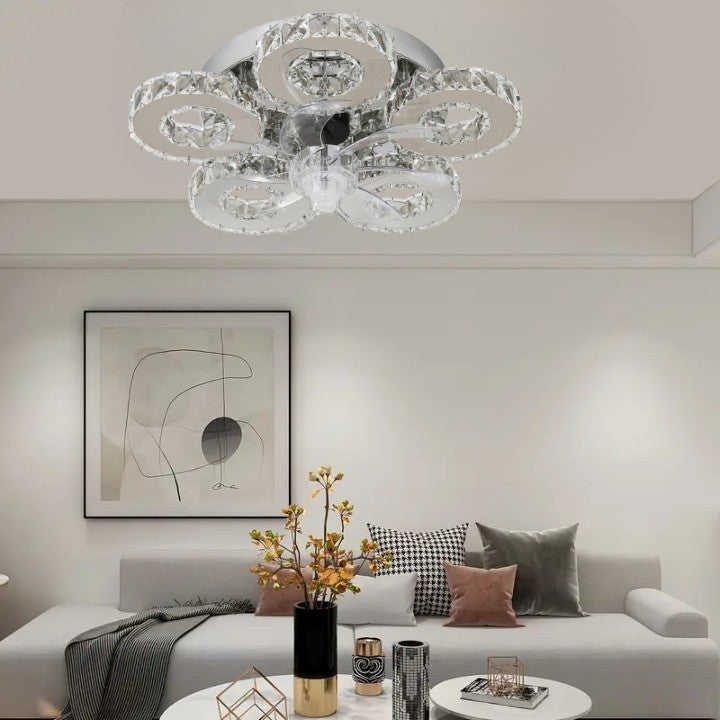 Lampa LED Sufitowa Galaxy 5 Wentylator funkcja ściemniania|60W|TRZY BARWY