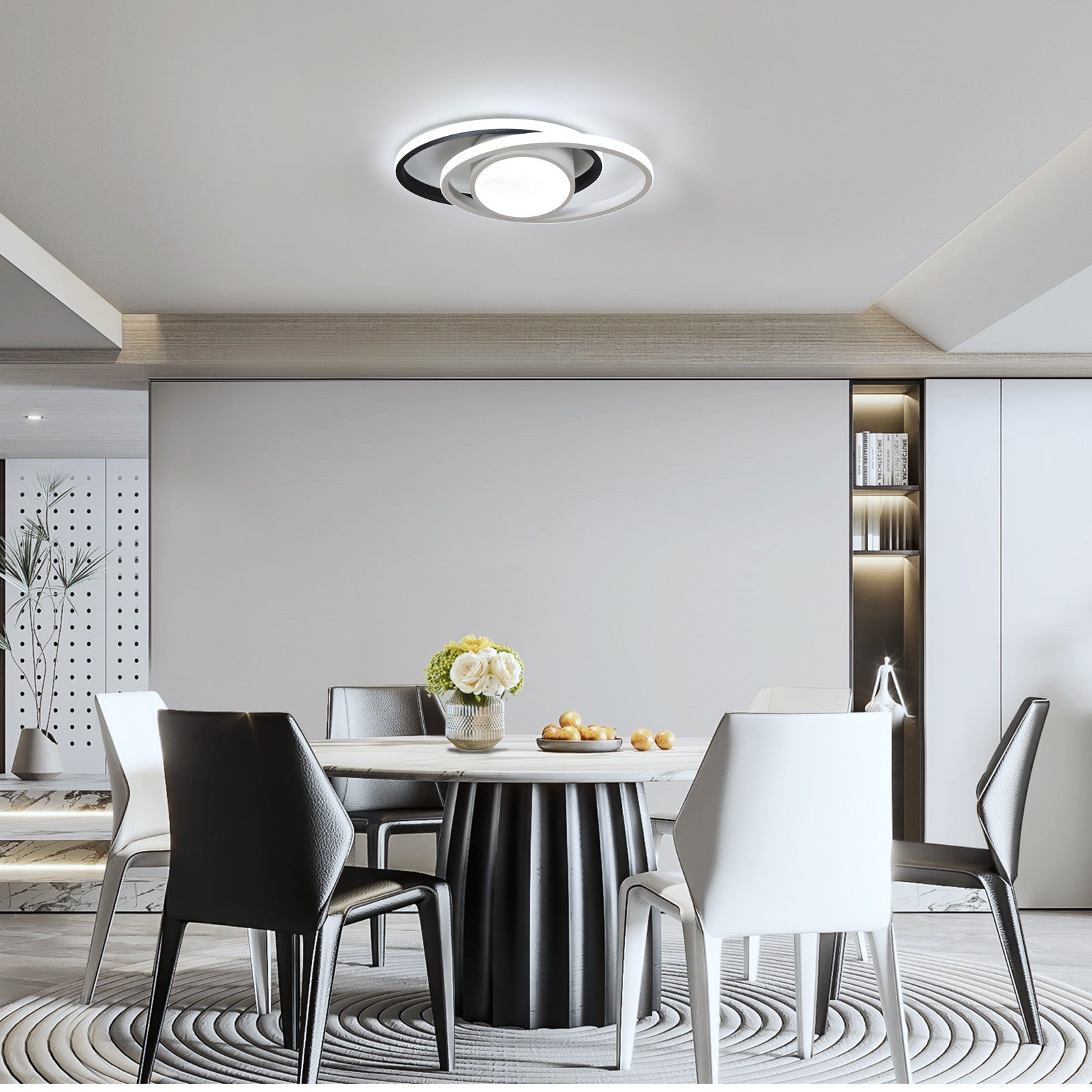 Plafon Sufitowy LED Oczko 39 W Barwa zmienna pilot