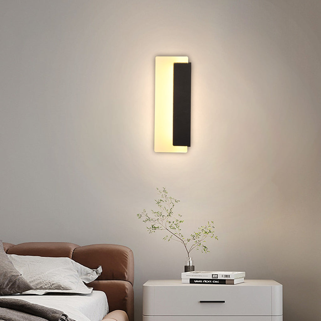 Nowoczesny kinkiet ścienny czarny Filip 32CM 10W Barwa zmienna