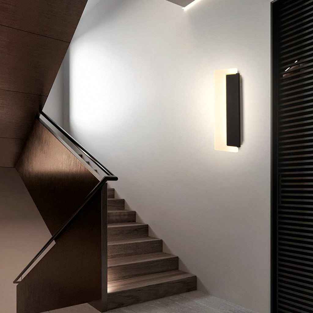 Nowoczesny kinkiet ścienny czarny Filip 32CM 10W Barwa zmienna