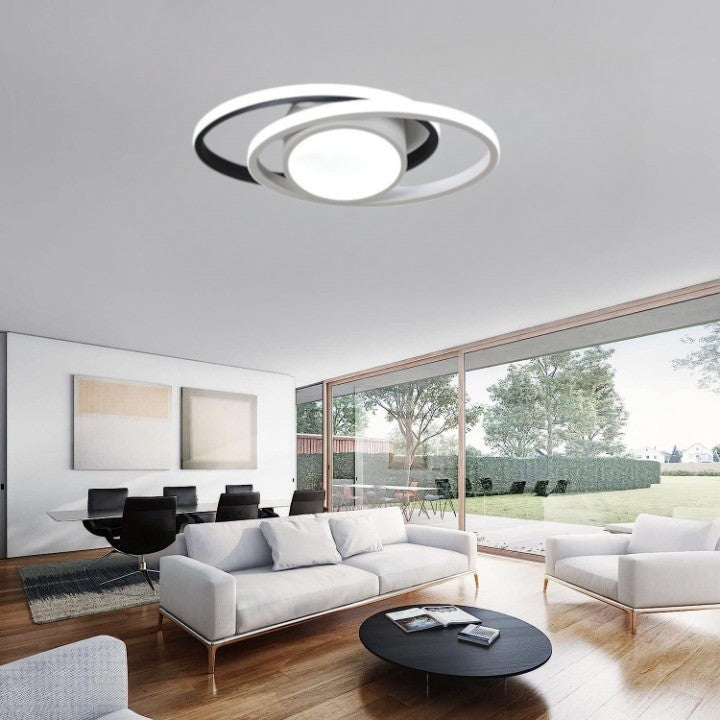 Plafon Sufitowy LED Oczko 39 W Barwa zmienna pilot