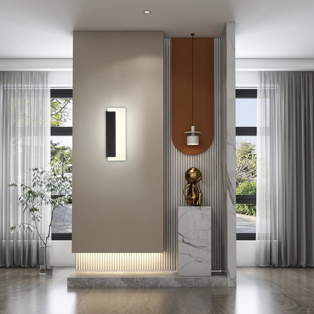 Nowoczesny kinkiet ścienny czarny Filip 32CM 10W Barwa zmienna