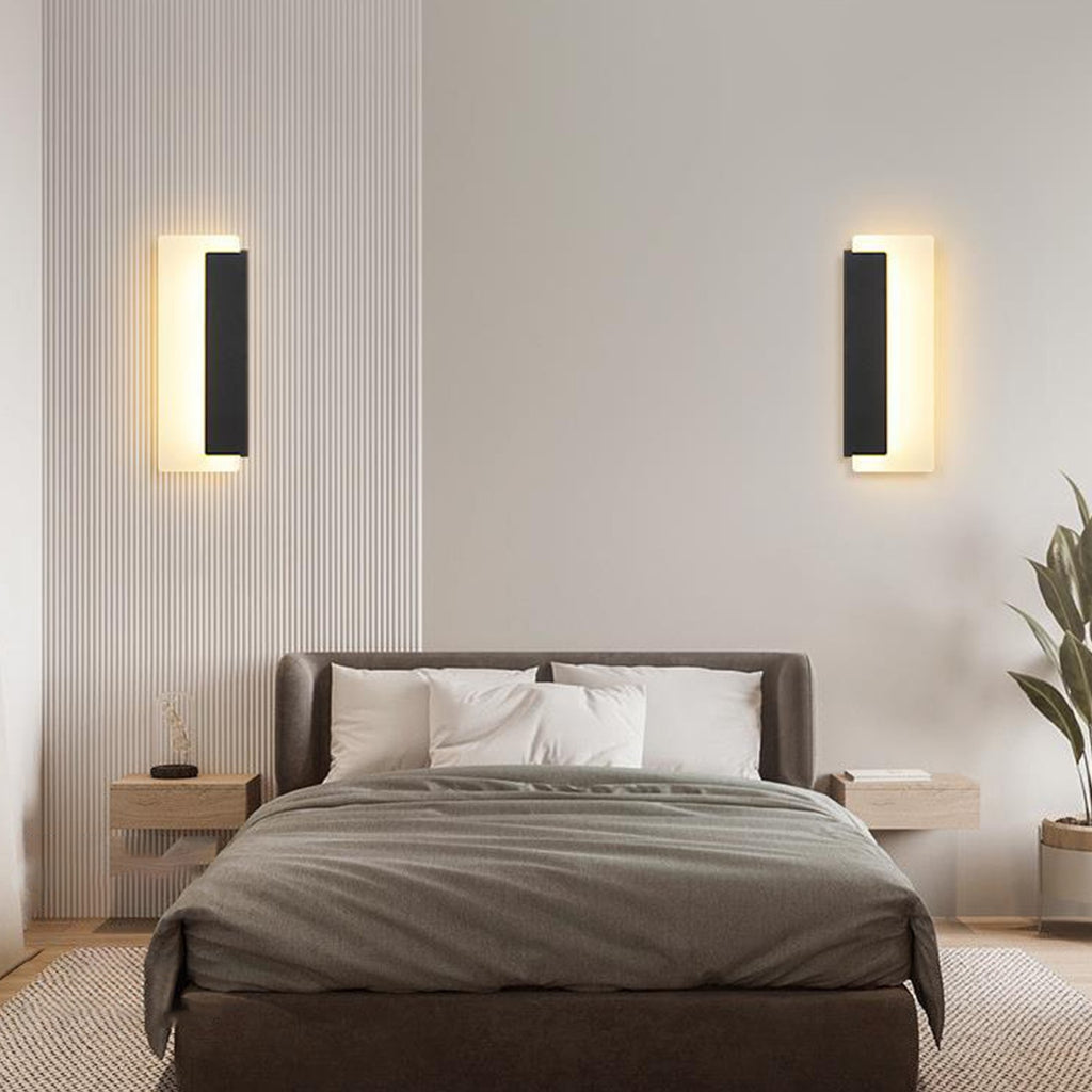 Nowoczesny kinkiet ścienny czarny Filip 32CM 10W Barwa zmienna