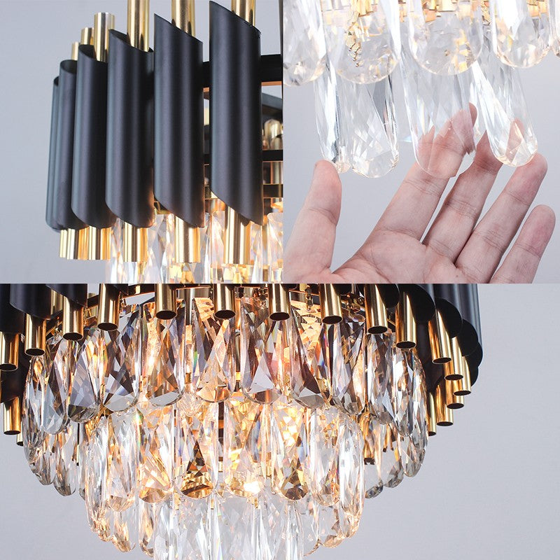 Żyrandol „Diamond Light 5"– Kryształowy Blask Elegancji, salon, sypialnia