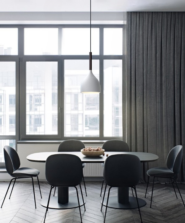 Lampa Sufitowa Nowoczesna wisząca Lumi|E27|Biała|Nowoczesna|17cm