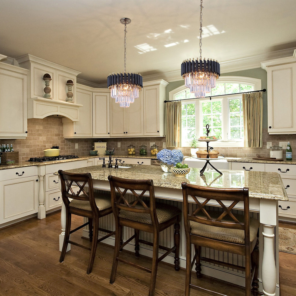 Żyrandol „Diamond Light 5"– Kryształowy Blask Elegancji, salon, sypialnia