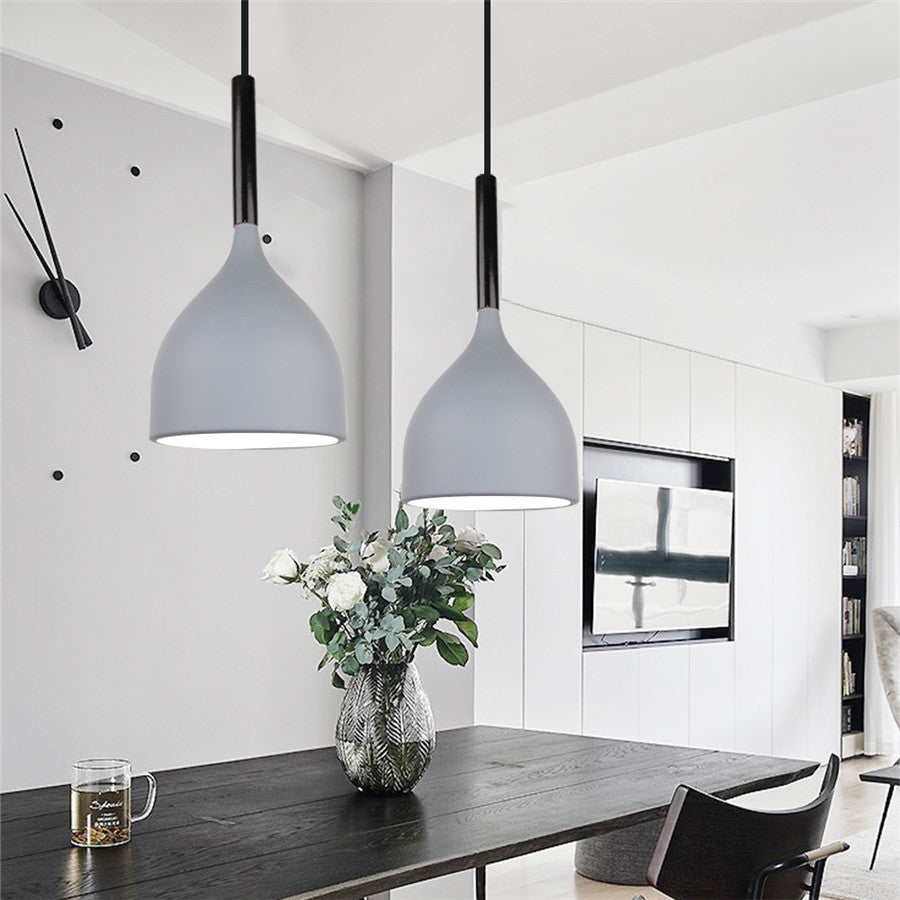 Lampa Sufitowa Nowoczesna wisząca Lumi|E27|Biała|Nowoczesna|17cm