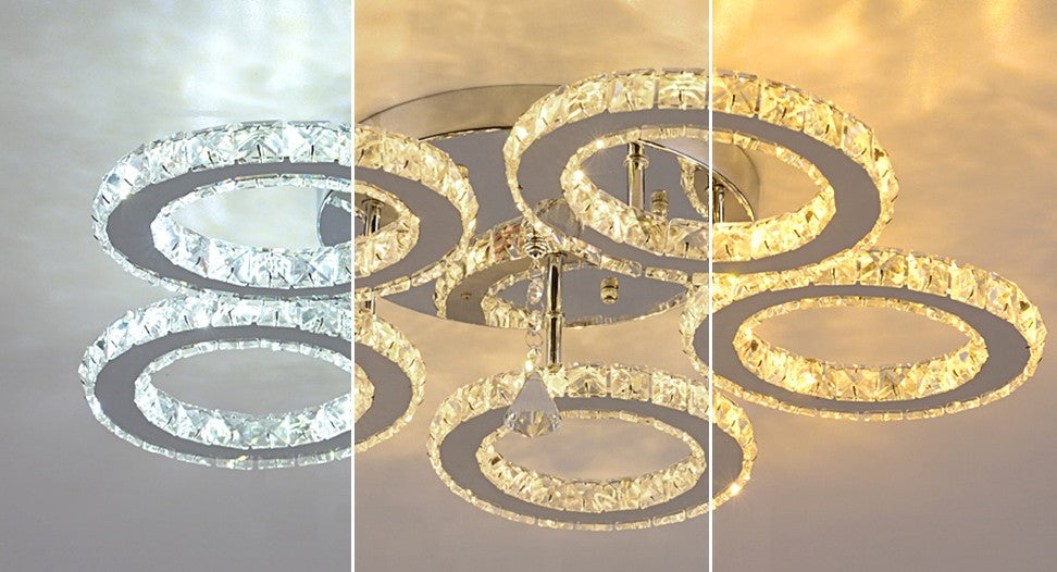 Lampa LED Sufitowa Galaxy 5 Pilot Trzy barwy zmienne ściemnianie 45W