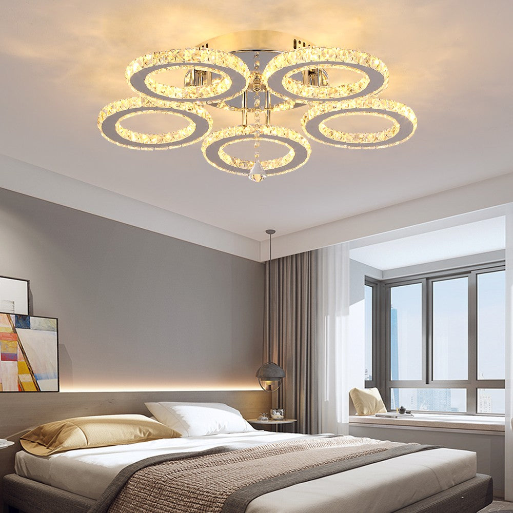 Lampa LED Sufitowa Galaxy 5 Pilot Trzy barwy zmienne ściemnianie 45W