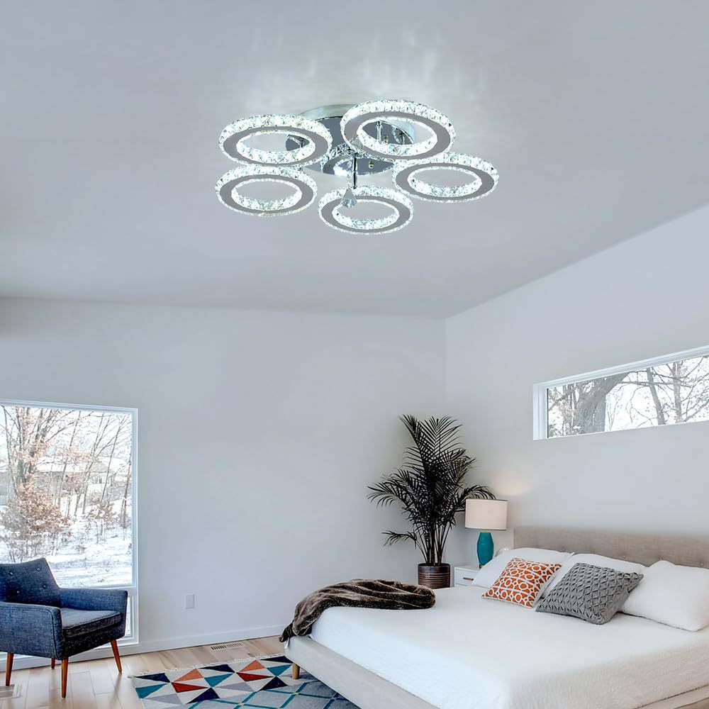 Lampa LED Sufitowa Galaxy 5 Pilot Trzy barwy zmienne ściemnianie 45W