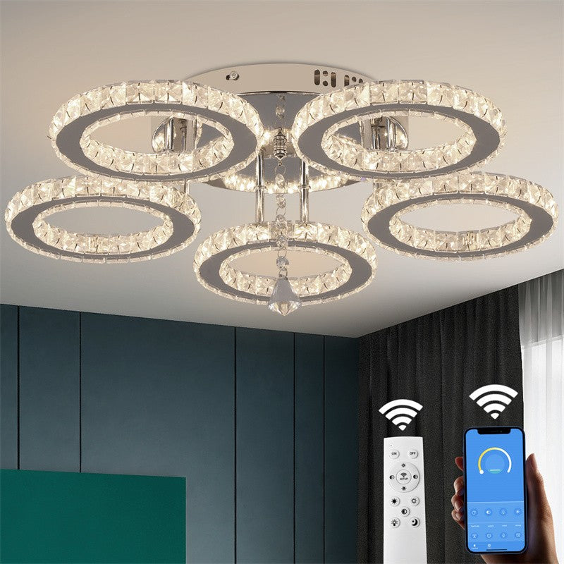 Lampa LED Sufitowa Galaxy 5 Pilot Trzy barwy zmienne ściemnianie 45W