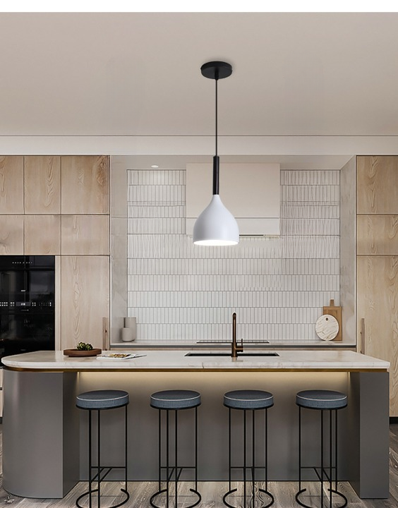 Lampa Sufitowa Nowoczesna wisząca Lumi|E27|Biała|Nowoczesna|17cm