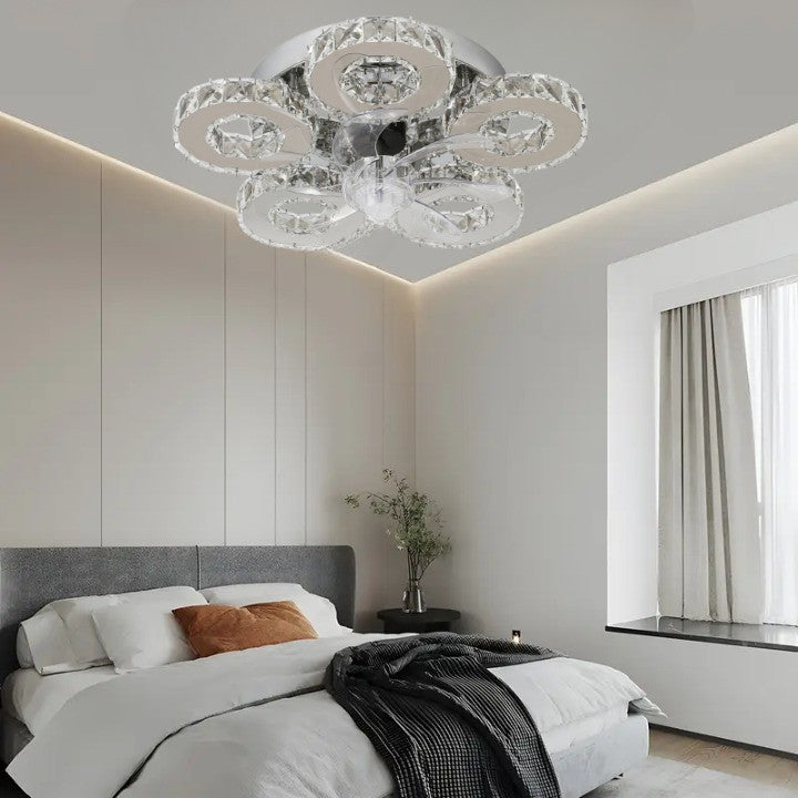 Lampa LED Sufitowa Galaxy 5 Wentylator funkcja ściemniania|60W|TRZY BARWY