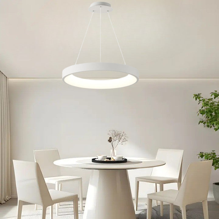 Lampa LED Sufitowa Oli Biała| 50cm|zmienne światło|pilot|32W|Nowoczesna