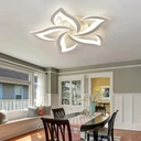 Lampa LED sufitowa Loti 5 Biała w kształcie Kwiatu Lotosu z pilotem