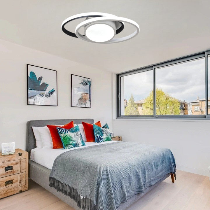 Plafon Sufitowy LED Oczko 39 W Barwa zmienna pilot