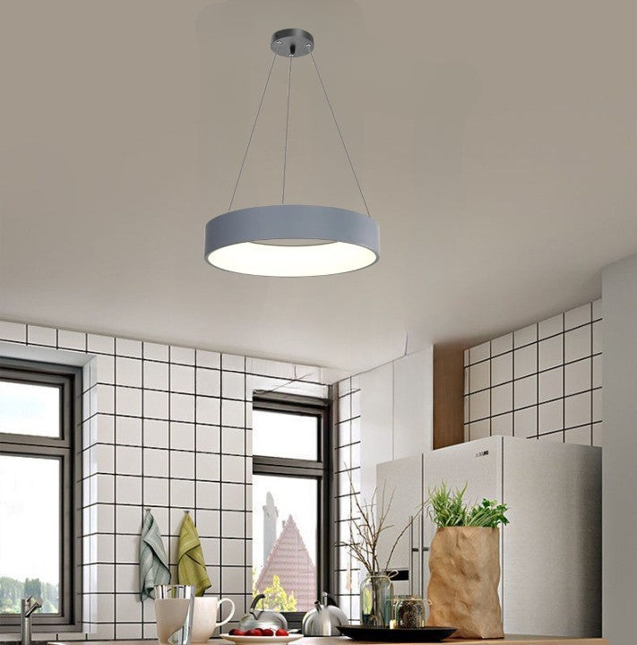 Lampa LED Sufitowa Oli GUN GREY| 50cm|zmienne światło|pilot|32W|Nowoczesna