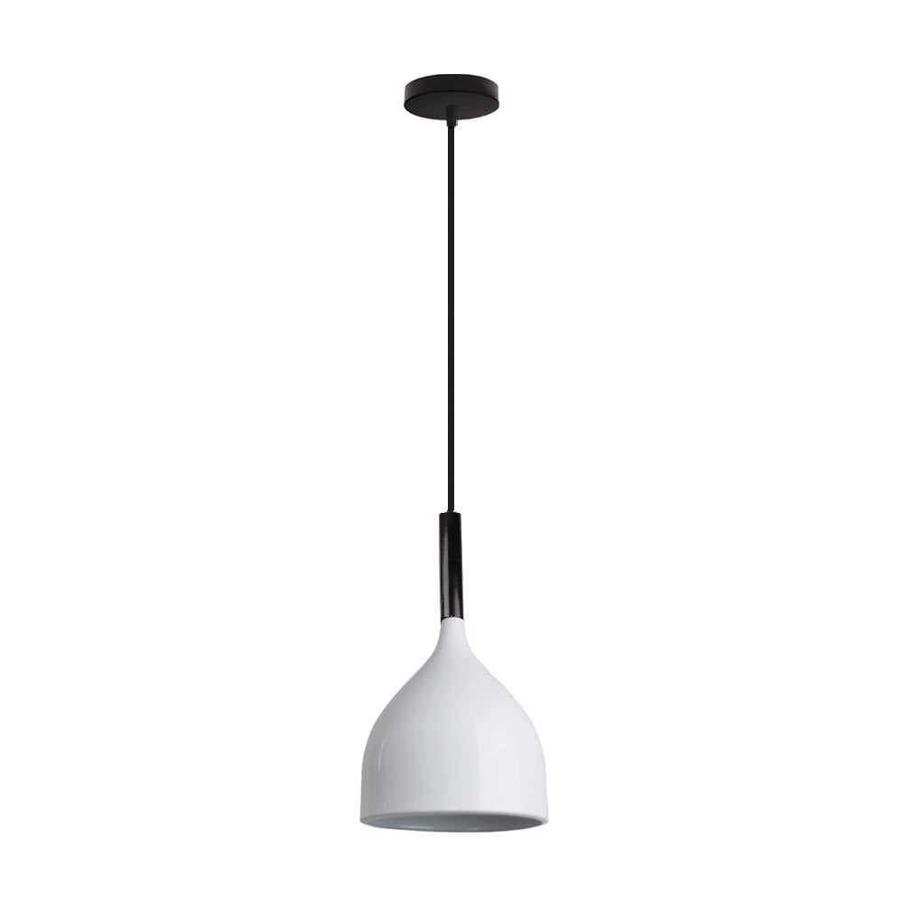 Lampa Sufitowa Nowoczesna wisząca Lumi|E27|Biała|Nowoczesna|17cm