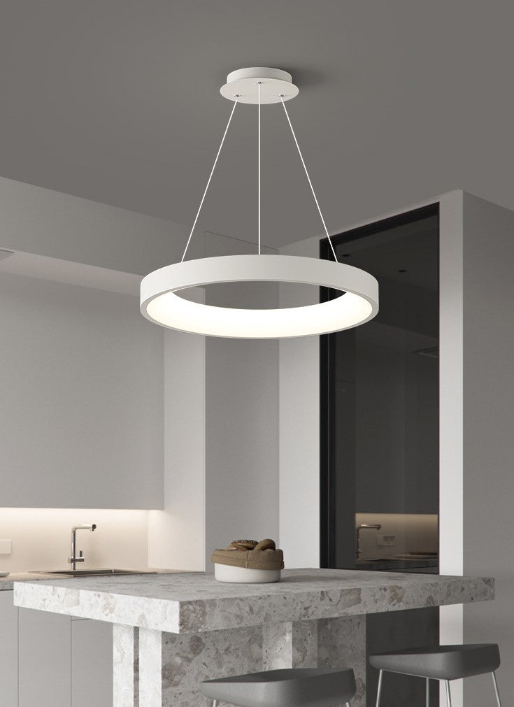 Lampa LED Sufitowa Oli Biała| 50cm|zmienne światło|pilot|32W|Nowoczesna